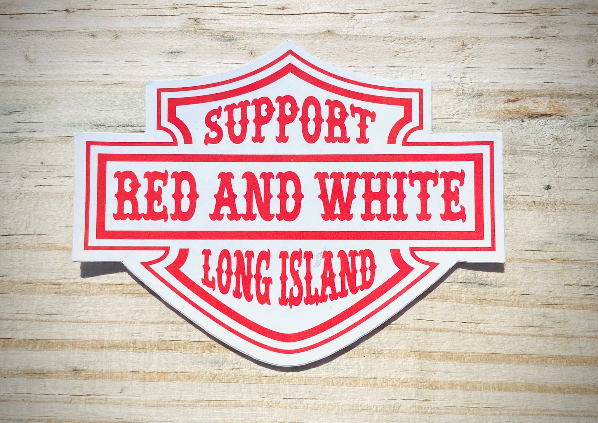 Support red and white