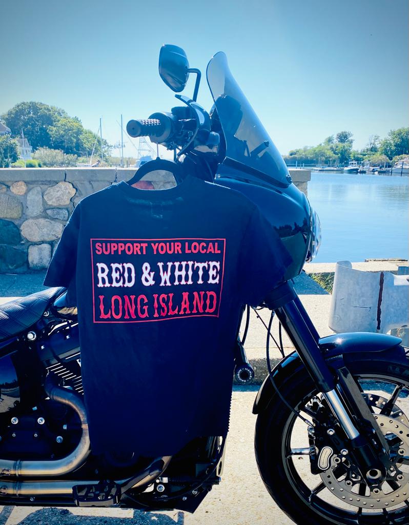 Red and white Long Island